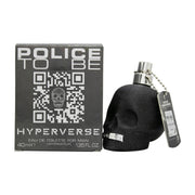 Police To Be Hyperverse Eau de Parfum 40 ml fra Police i regnbuefarvet kranieflakon med blank finish og sort hætte