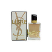 Yves Saint Laurent Libre Flowers & Flames Eau de Parfum Florale 50 ml i gylden flakon med sort låg og YSL-logo