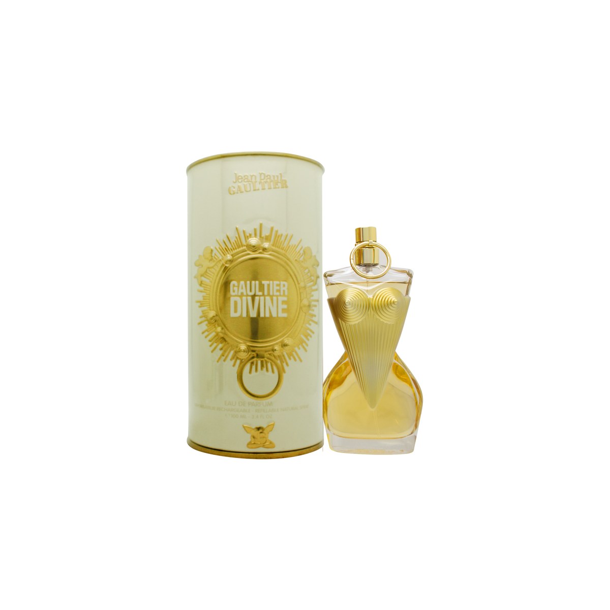 Jean Paul Gaultier Divine Eau de Parfum 30 ml fra Jean Paul Gaultier i gylden korsetformet flakon med feminin silhuet
