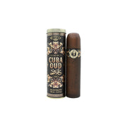 Cuba Oud For Men Eau de Toilette 100ml fra Cuba i 100 ml cigarformet brun flakon med gulddetaljer og mørk emballage