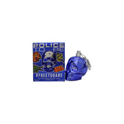 Police To Be #FREETODARE Eau de Toilette 125 ml fra Police i mørkeblå kranieformet flakon med sølvdetaljer og markeret logo