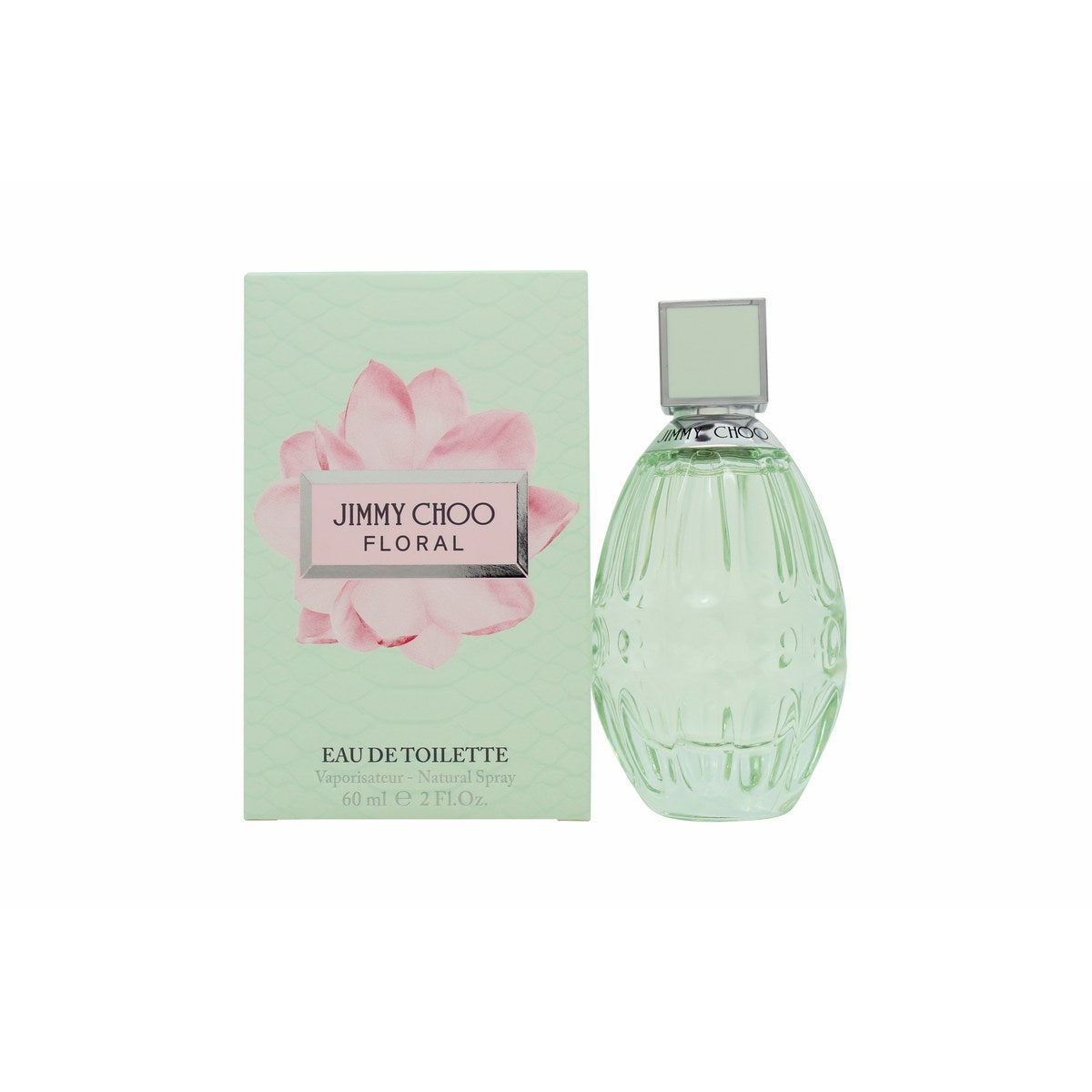 Jimmy Choo Floral Eau De Toilette Jimmy Choo 60 ml, rund flaske med facetter, grøn duft og klar hætte