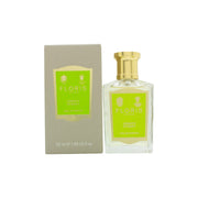 Floris Jermyn Street Eau de Parfum 50 ml fra Floris i klar glasflaske med sølvfarvet låg og enkel hvid etiket.
