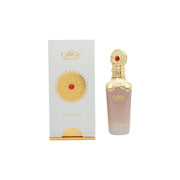 Zimaya Ramsh Diva Eau de Parfum 100 ml fra Zimaya – rosa glasflakon med guldfarvet låg og elegant, afrundet form.