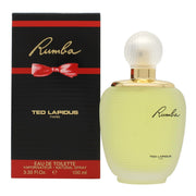 Ted Lapidus Rumba Eau de Toilette 100 ml fra Ted Lapidus – gylden rund flakon med sort låg og rødt logo