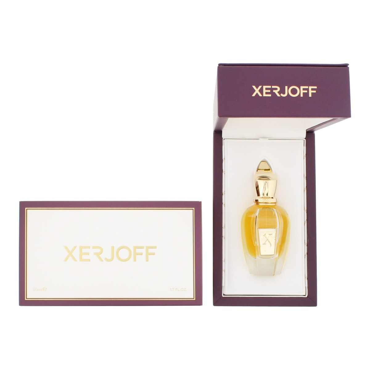 Xerjoff Cruz del Sur I Eau de Parfum 50 ml fra Xerjoff, gylden flakon med rund guldkapsel og eksklusivt design
