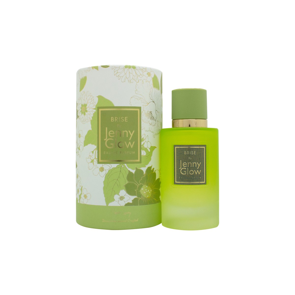 Jenny Glow Brise Eau De Parfum 80 ml fra Jenny Glow i klar, firkantet glasflaske med sølvfarvet låg og minimalistisk etiket
