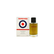 Lambretta Privato Uomo No.2 Eau de Parfum 100ml – mørktonet, kantet glasflaske med sort låg og minimalistisk etiketdesign.