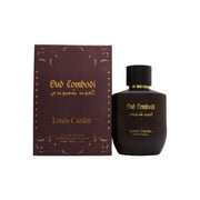 Louis Cardin Oud Cambodi Eau de Parfum 100 ml fra Louis Cardin i mørk ravfarvet glasflaske med gulddetaljer og sort låg
