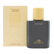 Davidoff Zino Eau de Toilette 125 ml fra Davidoff – mørkegrøn rillet flaske med guldfarvet låg og logo.