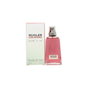 Thierry Mugler Cologne Blow It Up Eau de Toilette 100ml fra Mugler – slank klar flakon med grøn tone og pink logo