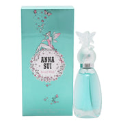 Anna Sui Secret Wish Eau de Toilette 75 ml – lysegrøn flaske med fe-figur som prop og sølvdetaljer