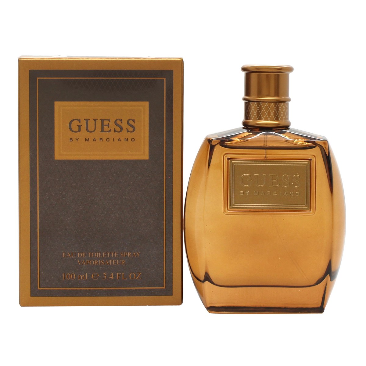 Guess Guess by Marciano Eau de Toilette 100 ml fra Guess, ravfarvet glasflakon med gyldent låg og elegant, buet form