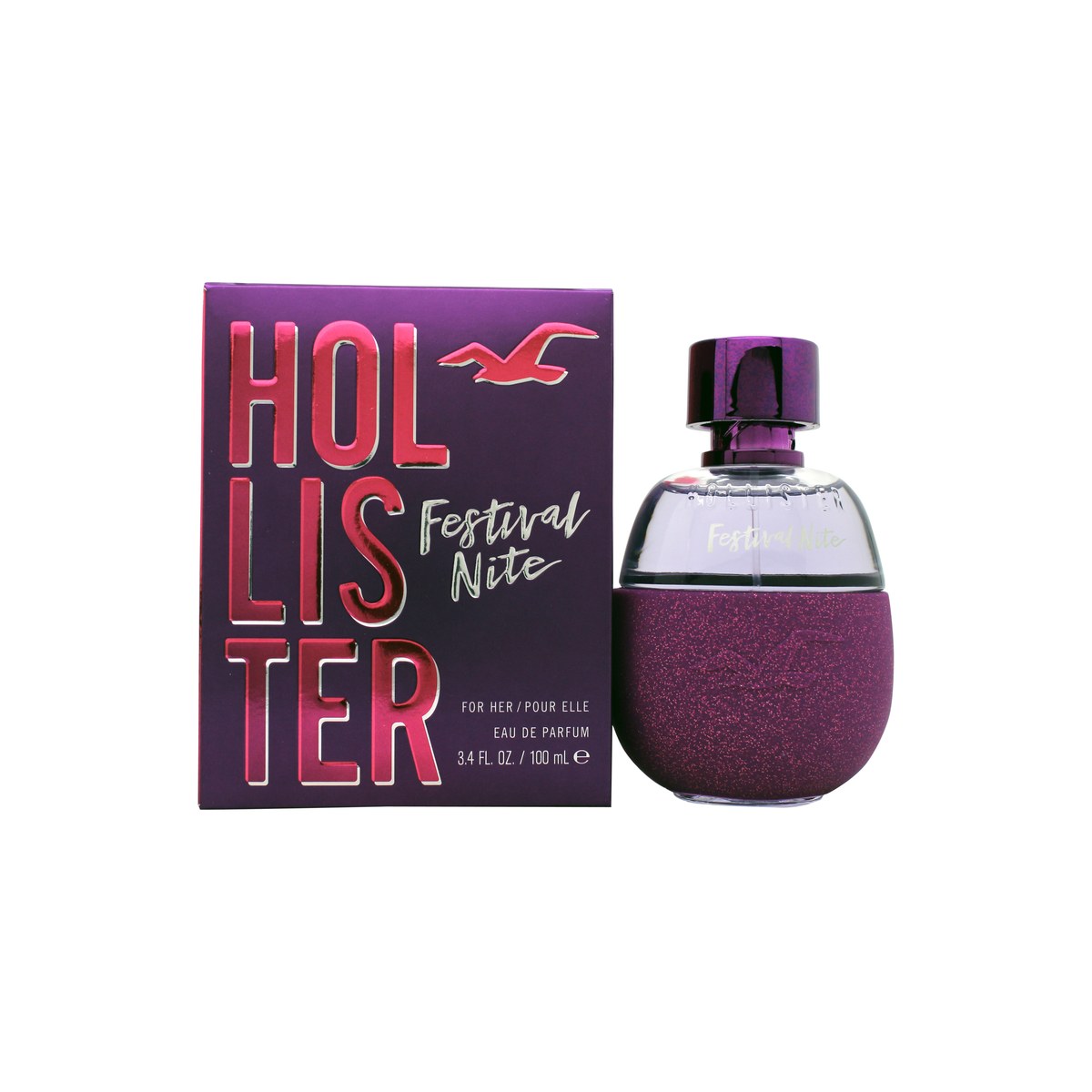 Hollister Festival Nite For Her Eau de Parfum 100ml Spray