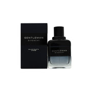 Givenchy Gentleman Intense Eau de Toilette 60 ml fra Givenchy, mørkeblå glasflaske med sort logo og sølvfarvet låg