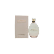 Sarah Jessica Parker Lovely Eau De Parfum 200 ml, klar glasflakon med blid rosa parfume, afrundet form, sløjfe og sølvhætte