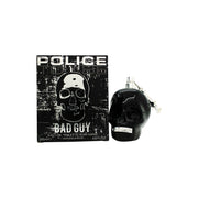 Police To Be Bad Guy Eau De Toilette Police 125 ml sort kranieformet flaske med matte overflade og markant grafisk design