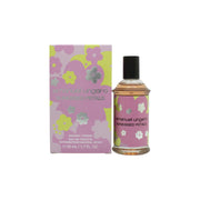 Emanuel Ungaro Sunkissed Petals Eau de Toilette 50 ml – klar glasflakon i lys rosa med rund form og blomsterinspireret låg
