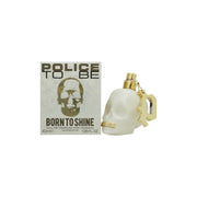 Police To Be Born To Shine For Woman Eau De Parfum, Police, 40 ml – perlehvid kranieflaske med gulddetaljer i blankt design
