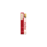 Miu Miu Twist Eau de Parfum 10ml Miu Miu 10 ml flakon i quiltet blågrønt glas med guldkapsel og røde detaljer