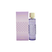 Ellen Tracy Quilted Jasmine Eau de Parfum 100 ml – klar quiltet glasflakon med sart rosa duft og sølvfarvet låg