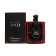 Yves Saint Laurent Black Opium Over Red Eau de Parfum 90 ml – rødtonet flakon i glitrende sort design med rund front
