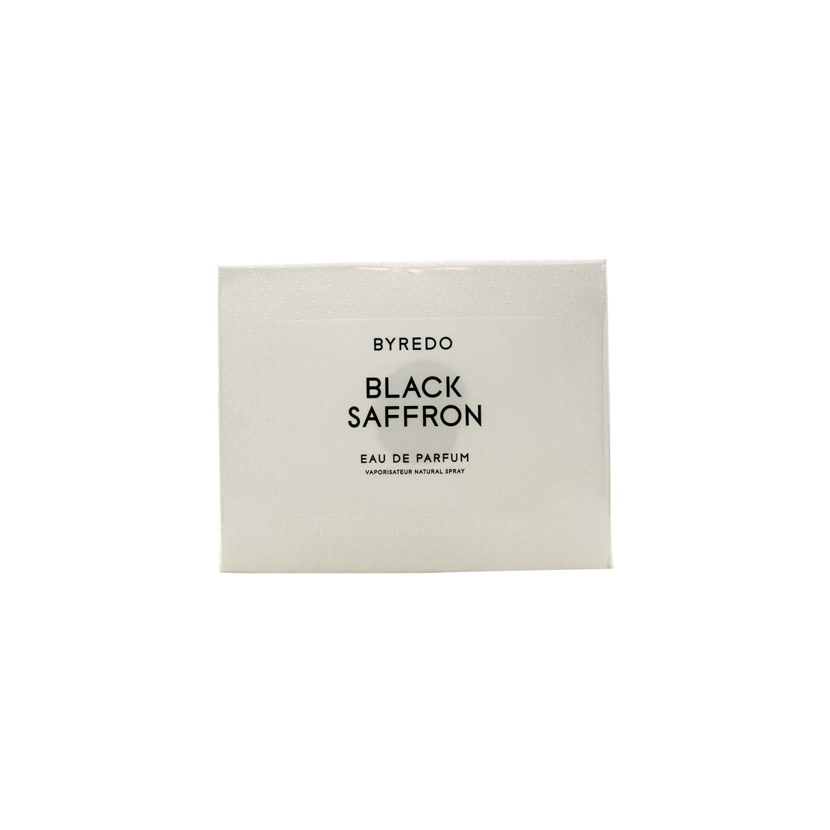 Byredo Black Saffron Eau de Parfum 50 ml fra Byredo i rund glasflaske med sort magnetlåg og lys etiket