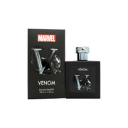 Marvel Venom Eau de Toilette 100ml Marvel 100 ml, sort flakon med Venom-motiv og kantet glasdesign