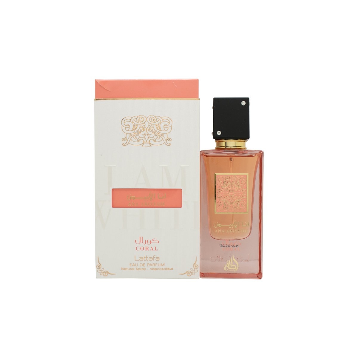 Lattafa Perfumes Ana Abiyedh Coral Eau de Parfum 60ml Spray