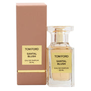 Tom Ford Private Blend Santal Blush Eau de Parfum 50 ml – rosatonet rektangulær glasflaske med gylden etiket og låg