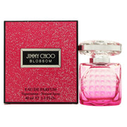 Blossom Eau De Parfum, Jimmy Choo, 40 ml – fuchsia pink glasflaske med facetteret diamantformet låg og elegant design
