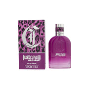 Roberto Cavalli Just Cavalli Wild Heart for Her Eau de Parfum 30 ml i lyserød flakon med guldfarvet hætte og slangedetalje