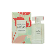 Lanvin Sweet Jasmine Eau de Toilette, Lanvin, 50 ml – lyserød facetteret glasflaske med sølvkork og sart rosa sløjfe