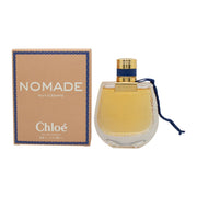 Nomade Nuit D'Egypte Eau De Parfum Chloé 75 ml mørkeblå parfume flakon i afrundet glas med fletdetalje