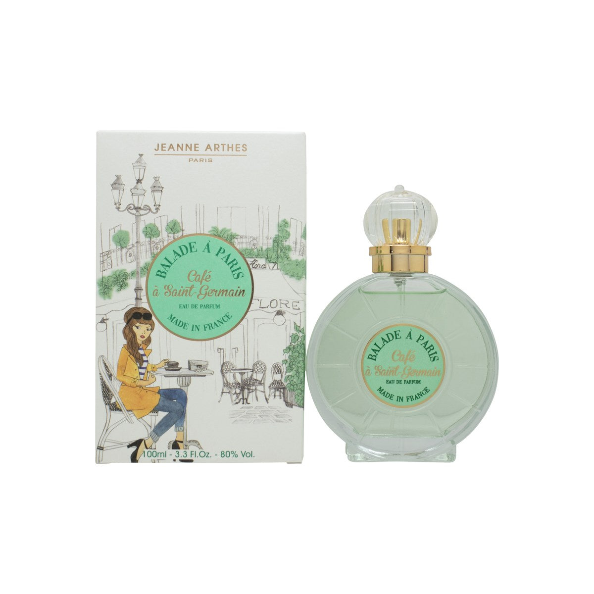 Jeanne Arthes Balade à Paris Café à Saint-Germain Eau De Parfum 100ml Spray