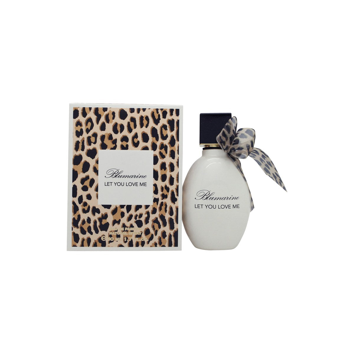 Blumarine Let You Love Me Eau de Parfum, Blumarine, 50 ml – lyserød facetteret glasflakon med rund krystalhætte og sølvhals