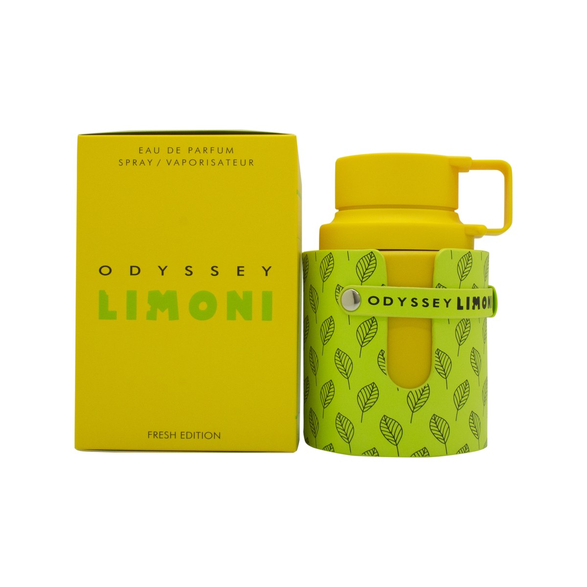 Armaf Odyssey Limoni Fresh Eau de Parfum 100 ml fra Armaf – cylindrisk gul flakon med sort låg og minimalistisk etiket