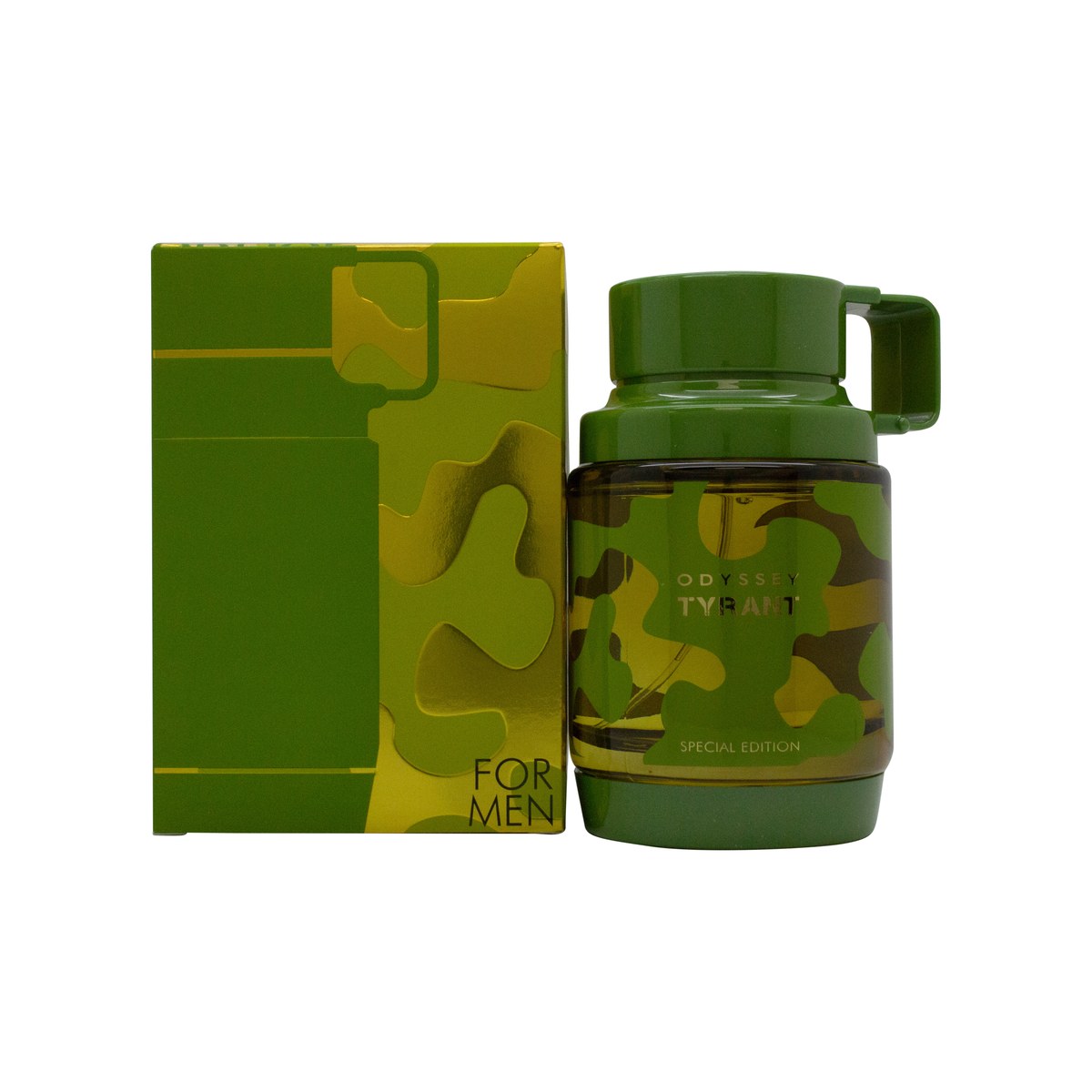 Armaf Odyssey Tyrant Eau de Parfum 100 ml fra Armaf, mørkeblå flakon med gulddetaljer og kantet design