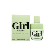 Rochas Girl Eau De Toilette, Rochas, 60 ml – afrundet lysrosa glasflaske med blødt minimalistisk design