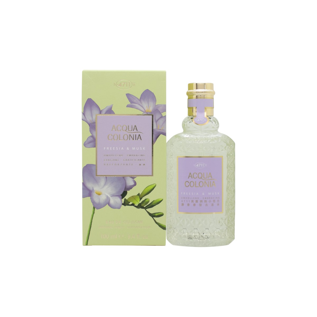 Mäurer & Wirtz 4711 Acqua Colonia Freesia & Musk Eau de Cologne 100ml Spray