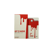 Armaf Art d'Amour Eau de Parfum 100 ml fra Armaf i lyserød flakon med afrundede kanter og gylden hætte.