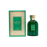 Orchid Rotana Jannat Al Hub Eau De Parfum 100 ml fra Orchid, klar glasflaske med gyldent mønster og rund hætte