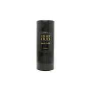 Lattafa Velvet Oud Eau de Parfum 100 ml, Lattafa, sort rektangulær flakon med gyldne detaljer og låg