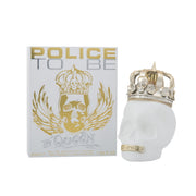 Police To Be The Queen Eau de Parfum 40ml, Police, 40 ml flakon formet som kranie i rosa glas med guldkonekrone og kæde