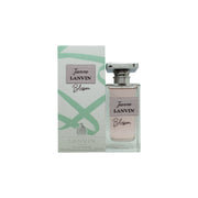 Lanvin Jeanne Blossom Eau de Parfum 100 ml fra Lanvin, lyserød glasflaske med rund sølvprop og elegant sløjfe ved halsen.