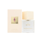 Yves Saint Laurent Elle 2024 Eau de Parfum 80 ml – pink, rektangulær glasflaske med gyldent YSL-logo og spraytop.