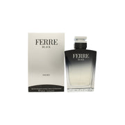 Gianfranco Ferre Ferre Black Eau de Toilette 100 ml – sort, firkantet glasflakon med mat finish og sølvlogo