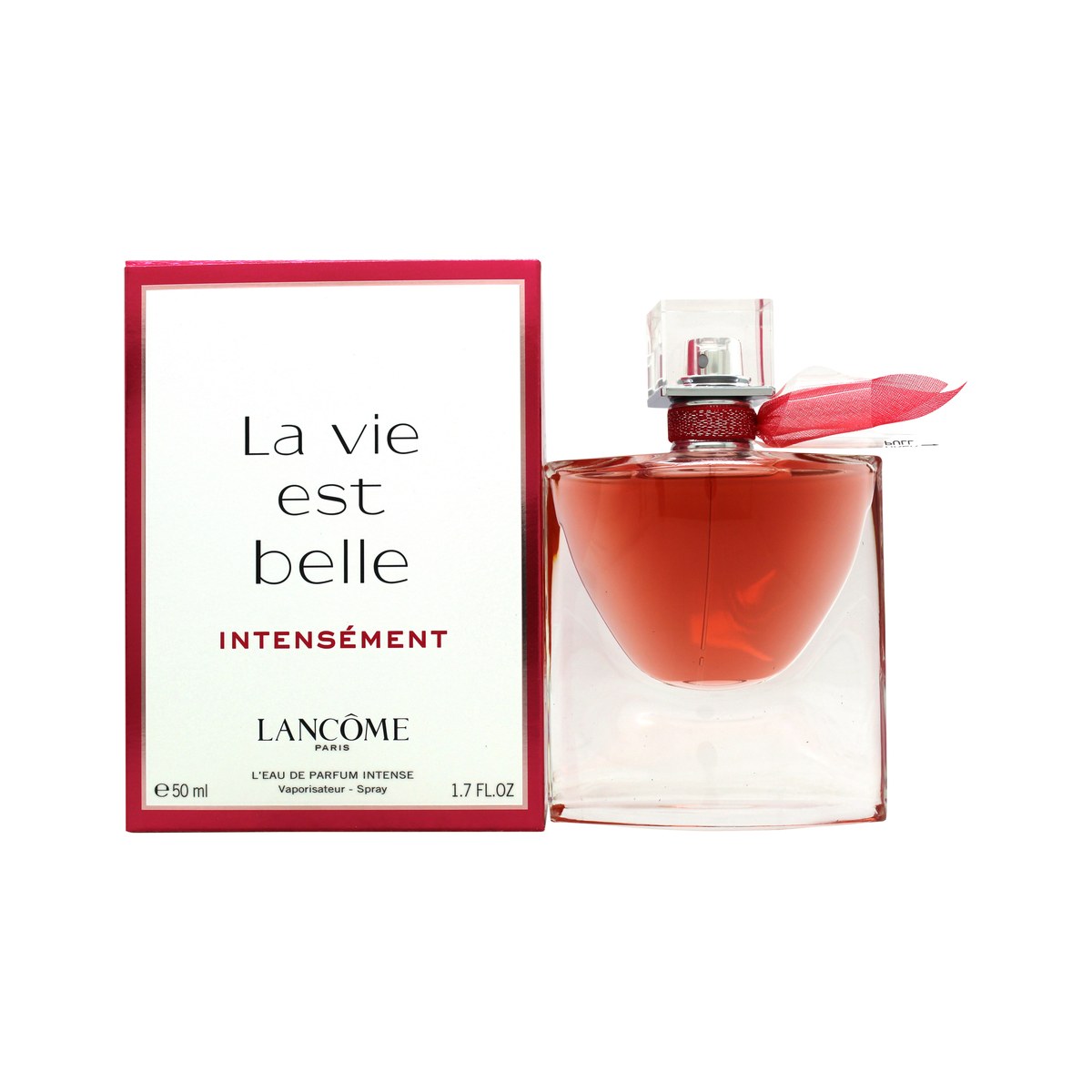 Lancôme La Vie Est Belle Intensément Eau de Parfum 50 ml fra Lancôme, slank glasflakon med pink duft og krystalformet låg