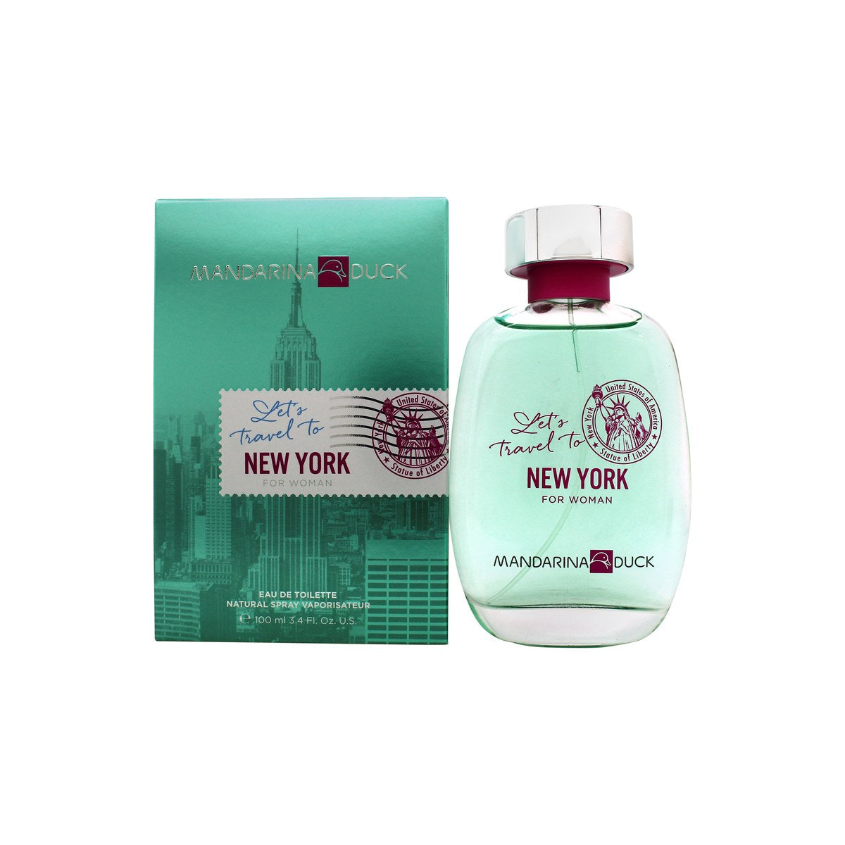 Mandarina Duck Let's Travel To New York For Woman Eau de Toilette 100ml Spray