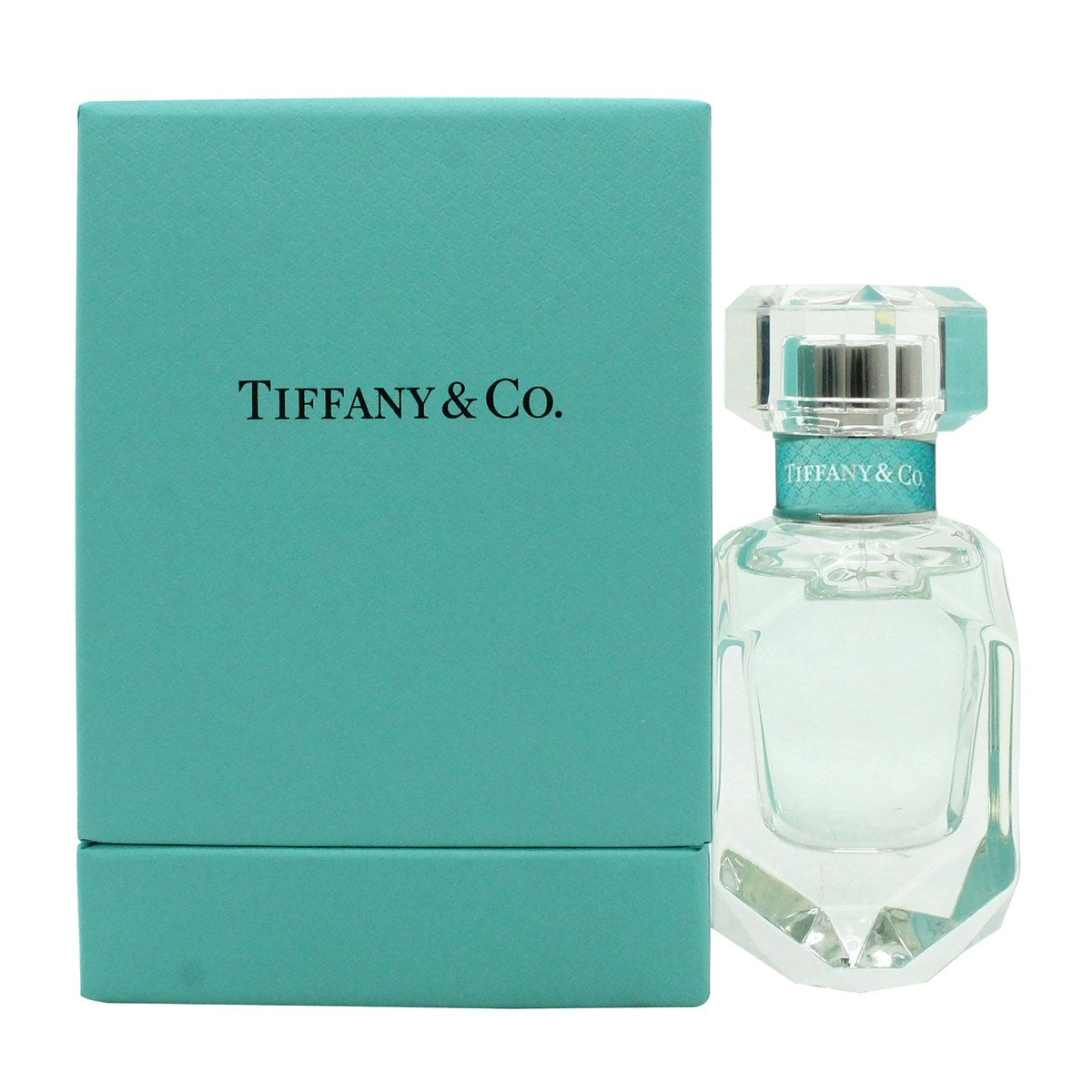 Tiffany & Co Eau de Parfum 30 ml fra Tiffany & Co i klar, firkantet glasflaske med lyseblå duft og sølvfarvet låg